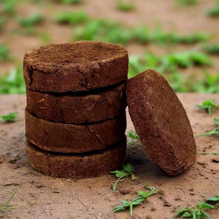 Cow dung Cake-1