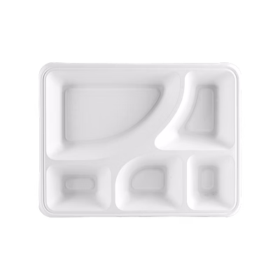 bagasse meal trays | eco-friendly tableware