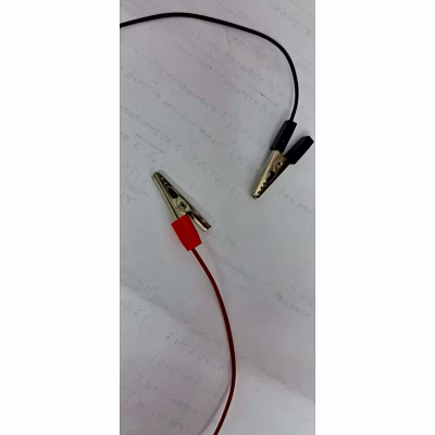 rfnt crocodile / alligator clip wire assy