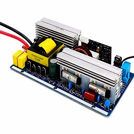 box build electronic assembly with populated pcb, integrated wiring harness and enclosed system layout