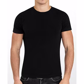 Men Round Neck 100% Cotton