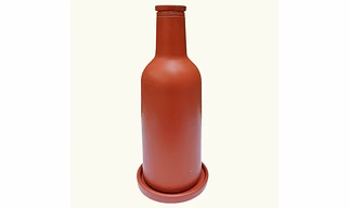 Earthen Water Bottle – 1500 ml with stand | Sustainable & Organic Clay Bottle