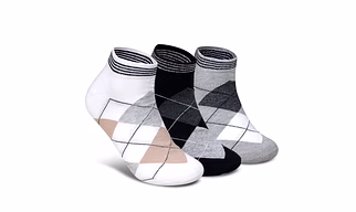 Holacozy Ankle Cotton Socks pack of 3 Pairs