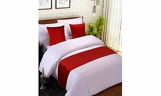 100% cotton White Bedsheet For Hotel use 108*100
