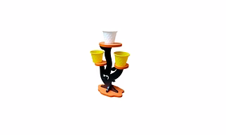 Wooden Cup holder Decor item