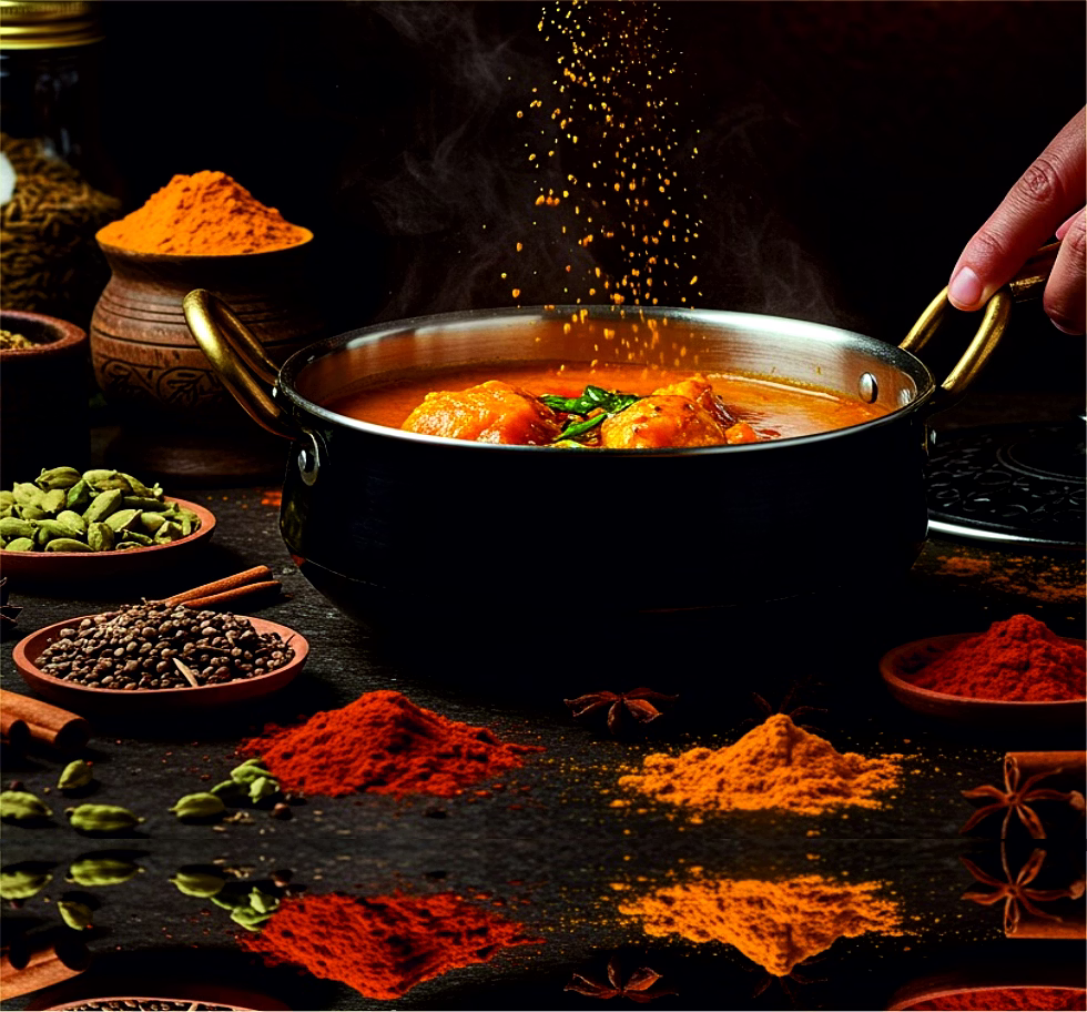crushed spices
