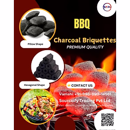 premium coconut shell charcoal briquettes