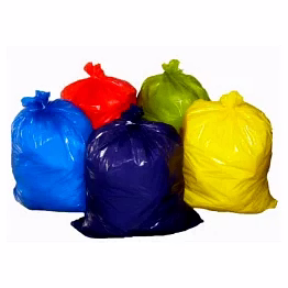 garbage bags are available in a variety of colors