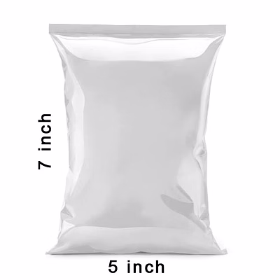 milky ldpe pouches
