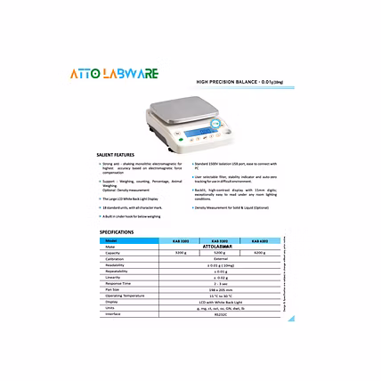 High Precision Balance – 0.01g - 3200 G-1