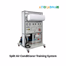 atto labware india split air conditioner training system