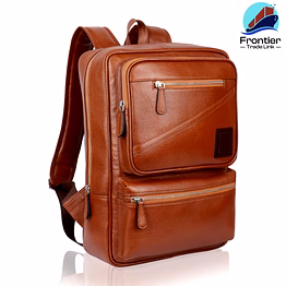 frontier leather messenger laptop bag / cross over shoulder messenger office bag (frme002)