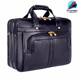 frontier leather messenger laptop bag / cross over shoulder messenger office bag (frme014))