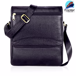frontier leather messenger laptop bag / cross over shoulder messenger office bag (frme015)