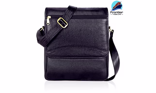 Leather Messenger Laptop Bag / Cross Over Shoulder Messenger Office Bag (FRME015)