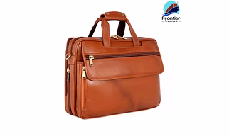 Leather Messenger Laptop Bag / Cross Over Shoulder Messenger Office Bag (FRME003)