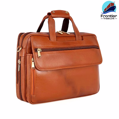 frontier leather messenger laptop bag / cross over shoulder messenger office bag (frme003)