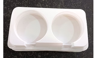 Plastic HDPE White Packaging Trays
