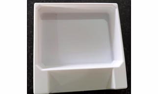 White HDPE Trays for Packaging