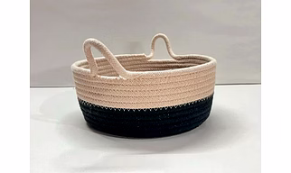 TWO TONE SHELF BASKET