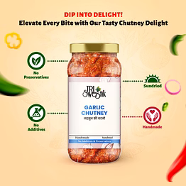 tri swastik garlic chutney 500 gm