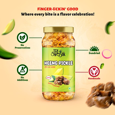tri swastik mango heeng pickle
