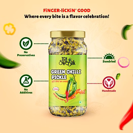 tri swastik green chilli pickle