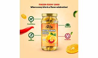 Tri Swastik Spicy Lemon Pickle