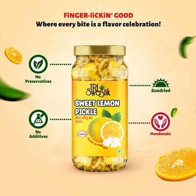 tri swastik sweet lemon pickle