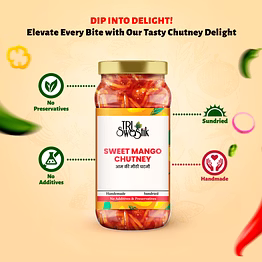tri swastik sweet mango chutney 500gm