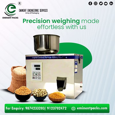 semi-automatic granules weigh filler machine
