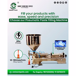 semi-automatic pneumatic paste filling machine