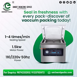 table top single chamber vacuum sealing machine