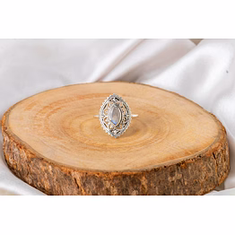 rainbow silver ring