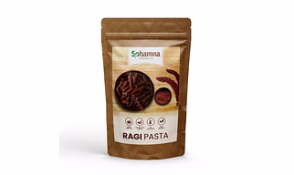 Sohamna Organics Ragi Millet Pasta 250gms | Penny Pasta | Finger Millet Pasta | Lower in Gluten Pasta for Digestive Health