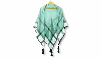 Stylish Arabic Scarf for Men - Ethnic Shemagh with Fringes