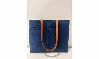 Upcycled Denim Tote Bag