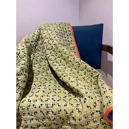handmade upcycled quilt