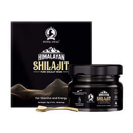 royal swag himalayan shilajit resin 20g 100% pure and authentic boosts stamina energy immunity and vitality 80 servings