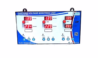 Koiri Make Earthing Voltage Monitoring Unit Tripple Screen ( EARTHSCAN PRO Series )