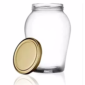 Glass Matki Jar