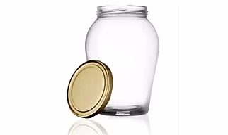 Glass Matki Jar