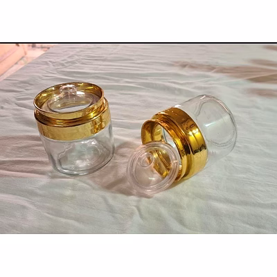 glass salsa jar