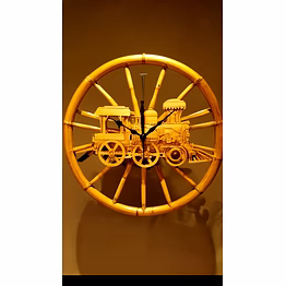 railgadi – train wall clock