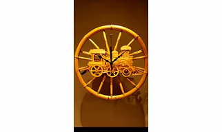 Railgadi – Train Wall Clock