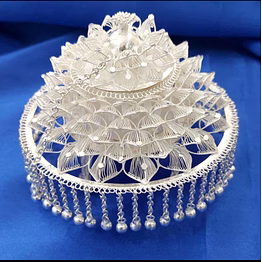 silver filligree ornaments