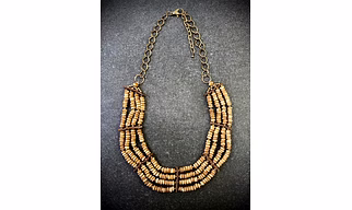 NK8871 BONE BEADS NECKLACE