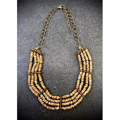 nk8871 bone beads necklace