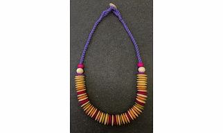 NK9370 BONE BEADS NECKLACE