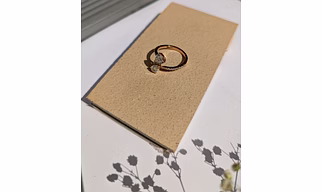 Lab grown diamond ring